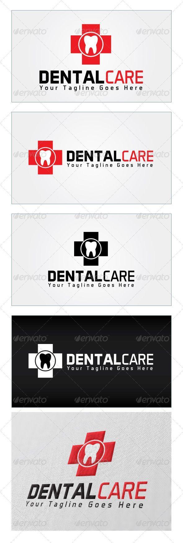 Abstract Cross Logo - Dental Care Logo Template | Dental care, Logo templates and Template