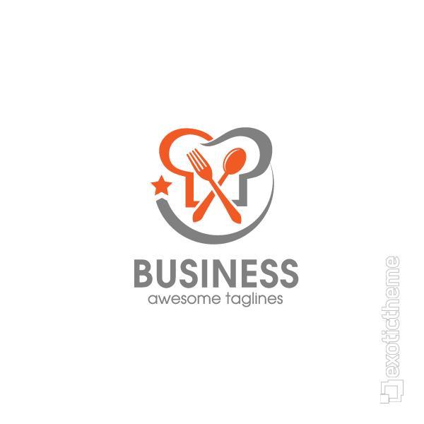 Food Business Logo - Food Logo - ExoticTheme.com
