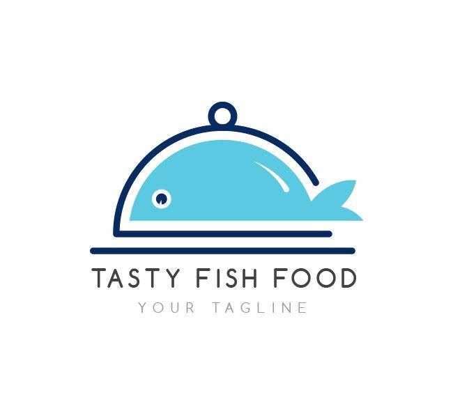 Food Business Logo - Fish Food Logo & Business Card Template Design Love