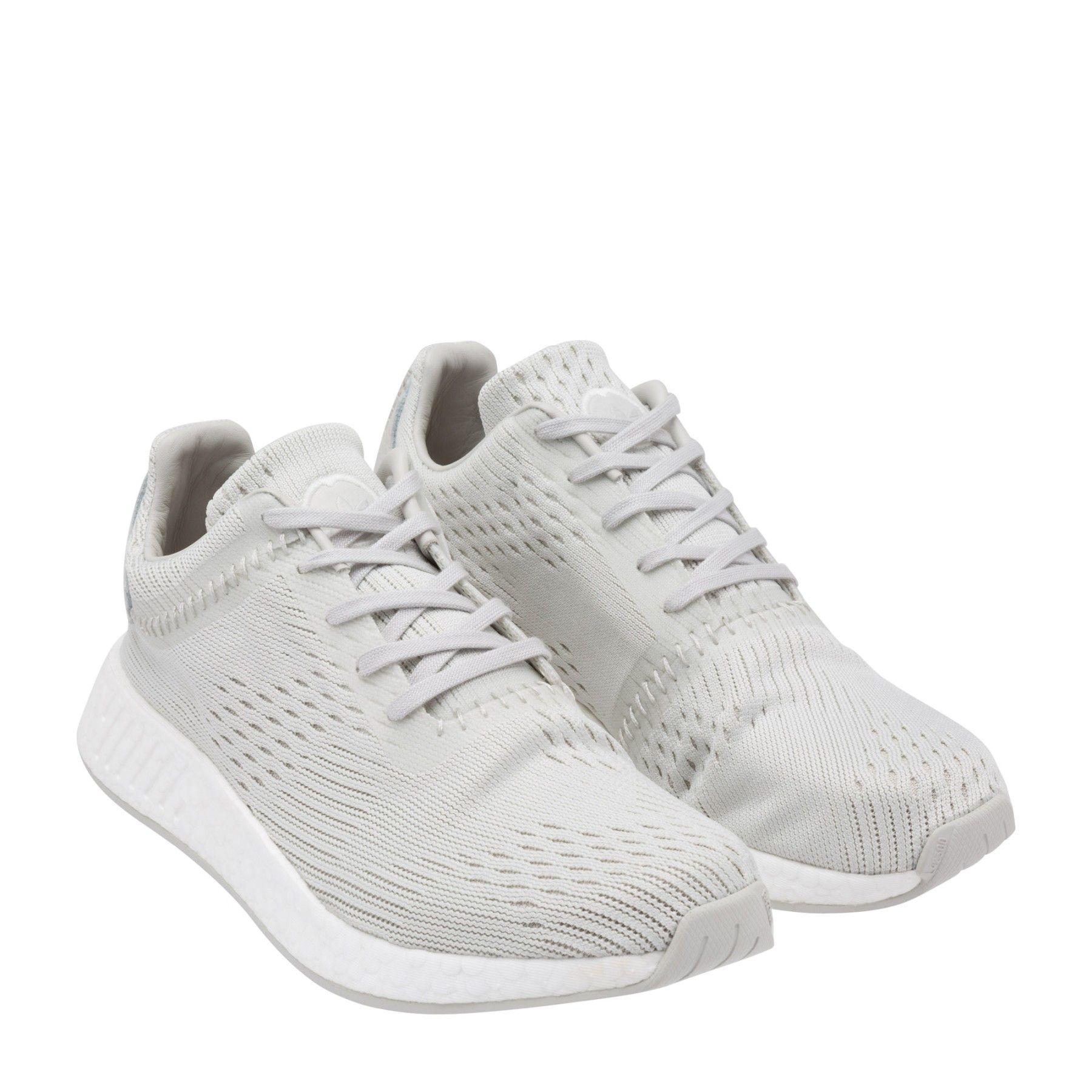 Tennis Shoe with Wings Logo - Adidas Grey x wings + horns NMD R2 sneakers for Men | Level Shoes