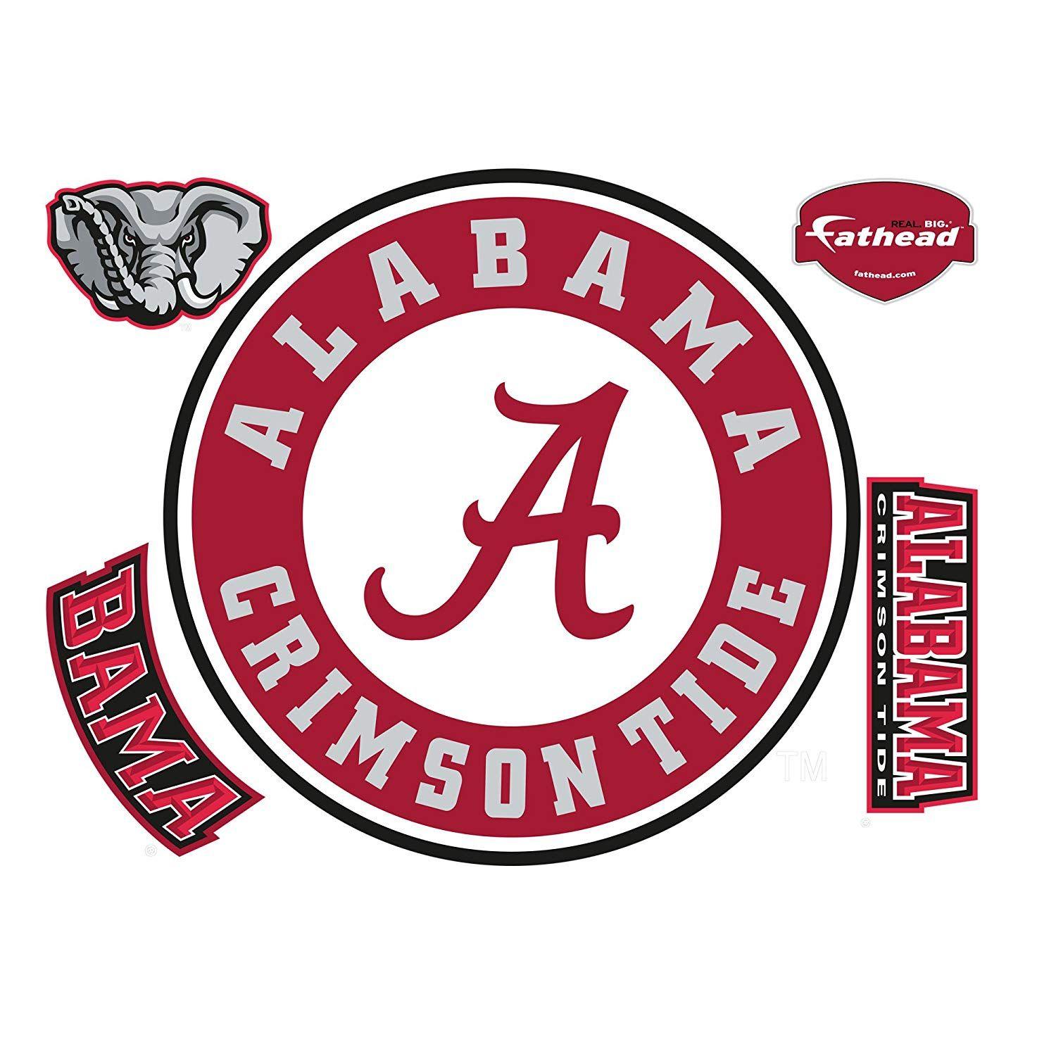 Alabama Tide Logo - Fathead NCAA Alabama Crimson Tide Alabama Crimson Tide