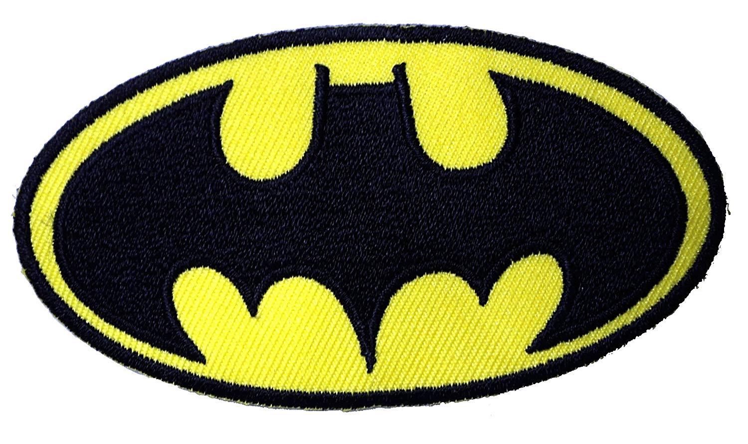El Bat Logo - Amazon.com: 1 X Batman Logo ~ Embroidered Iron On / Sew On Patch ...