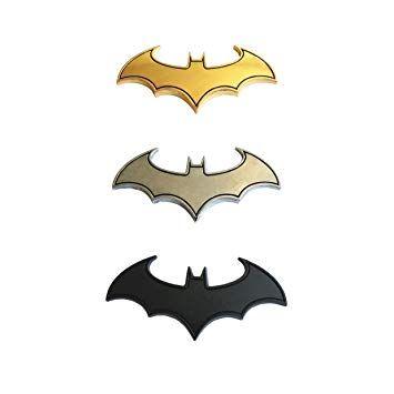 El Bat Logo - Tracy B 3Pcs DIY 3D Bat Metal Sticker Auto Emblem Car
