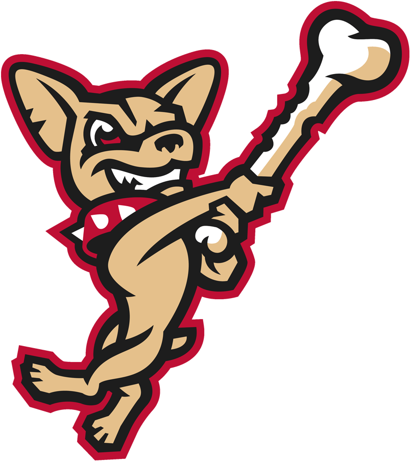 El Bat Logo - El Paso Chihuahuas Alternate Logo - Pacific Coast League (PCL ...