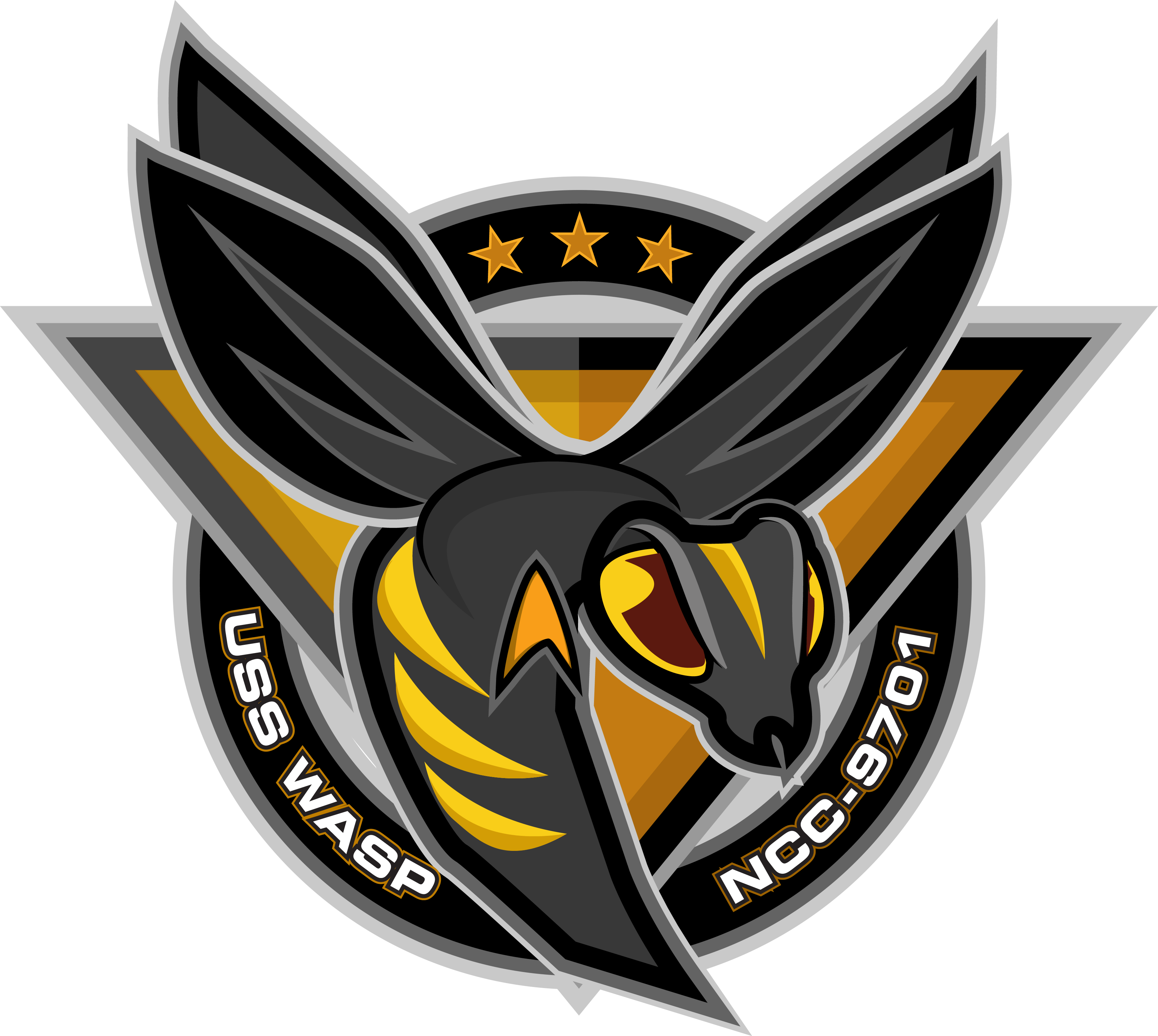 Wasp Sports Logo - Wasp logo art by B. Krause | Starship Wasp | Logos, Sports logo, Art ...