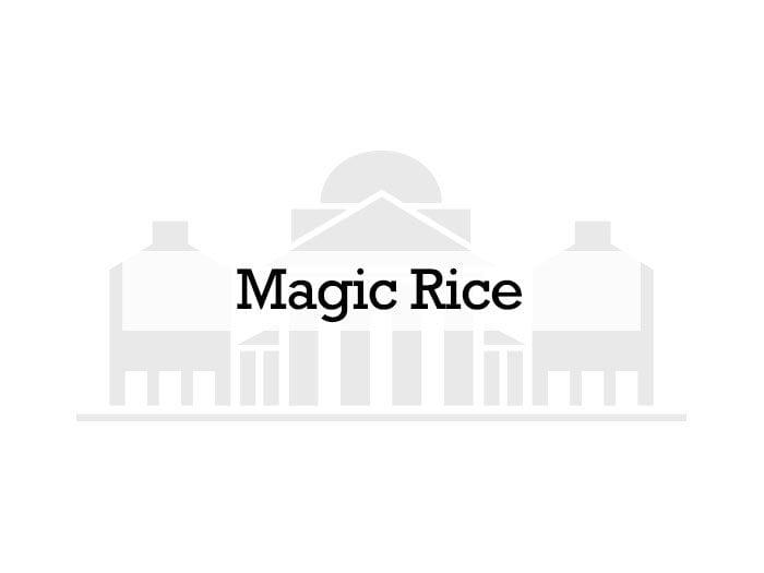 White Rice Logo - Magic Rice Logo. Faneuil Hall Marketplace Main