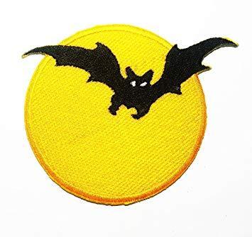 El Bat Logo - Bat in The Night Animal Logo Patch Embroidered Sew Iron