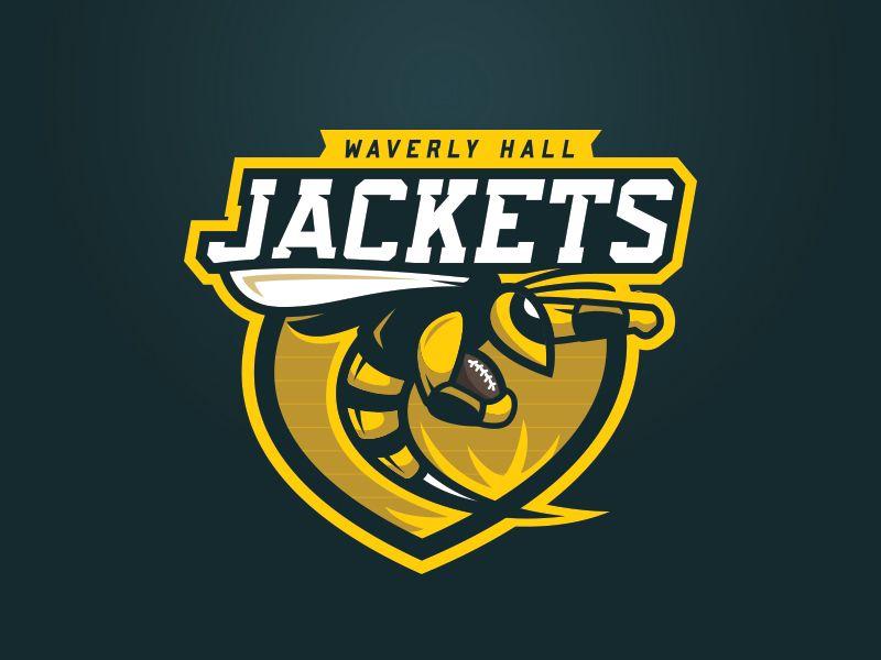 Wasp Sports Logo - Waverly Hall Jackets v2
