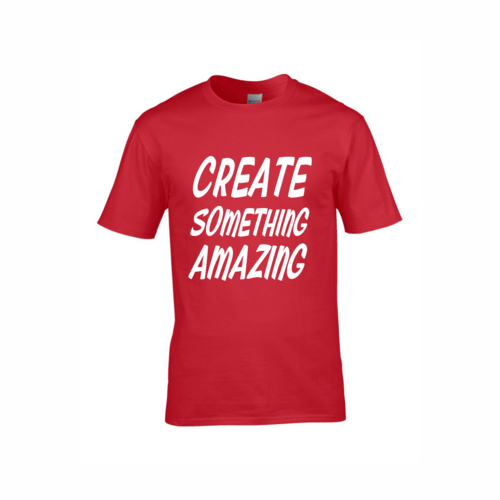 Red Printing Logo - Red T Shirts