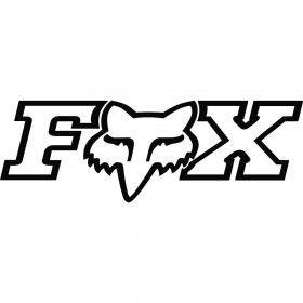 White Fox Racing Logo - Fox Racing Stickers - ChapMoto.com