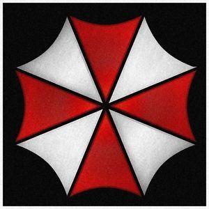 White and Red Umbrella Logo - New UMBRELLA CORPORATION Logo Floor Mat, 36