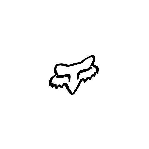 White Fox Racing Logo - $2.00 Fox Racing Foxhead TDC Die Cut Sticker Decal 2 Inch #140614