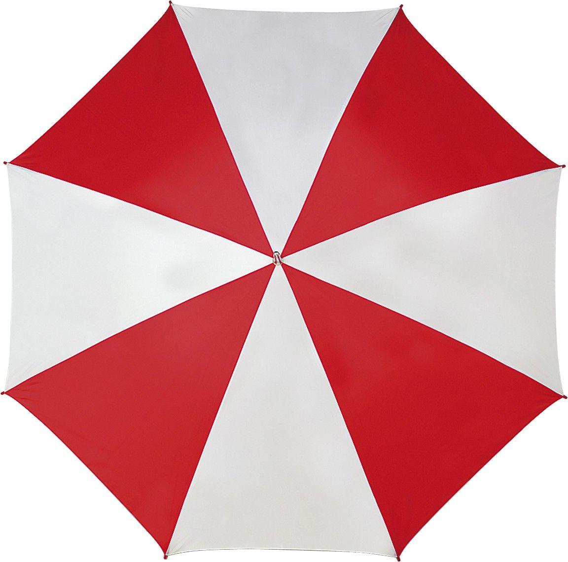 White and Red Umbrella Logo - Golf umbrella, Red/white (Umbrellas) - Reklámajándék.hu Ltd.