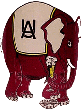 Alabama Elephant Logo - Alabama Crimson Tide Primary Logo - NCAA Division I (a-c) (NCAA a-c ...