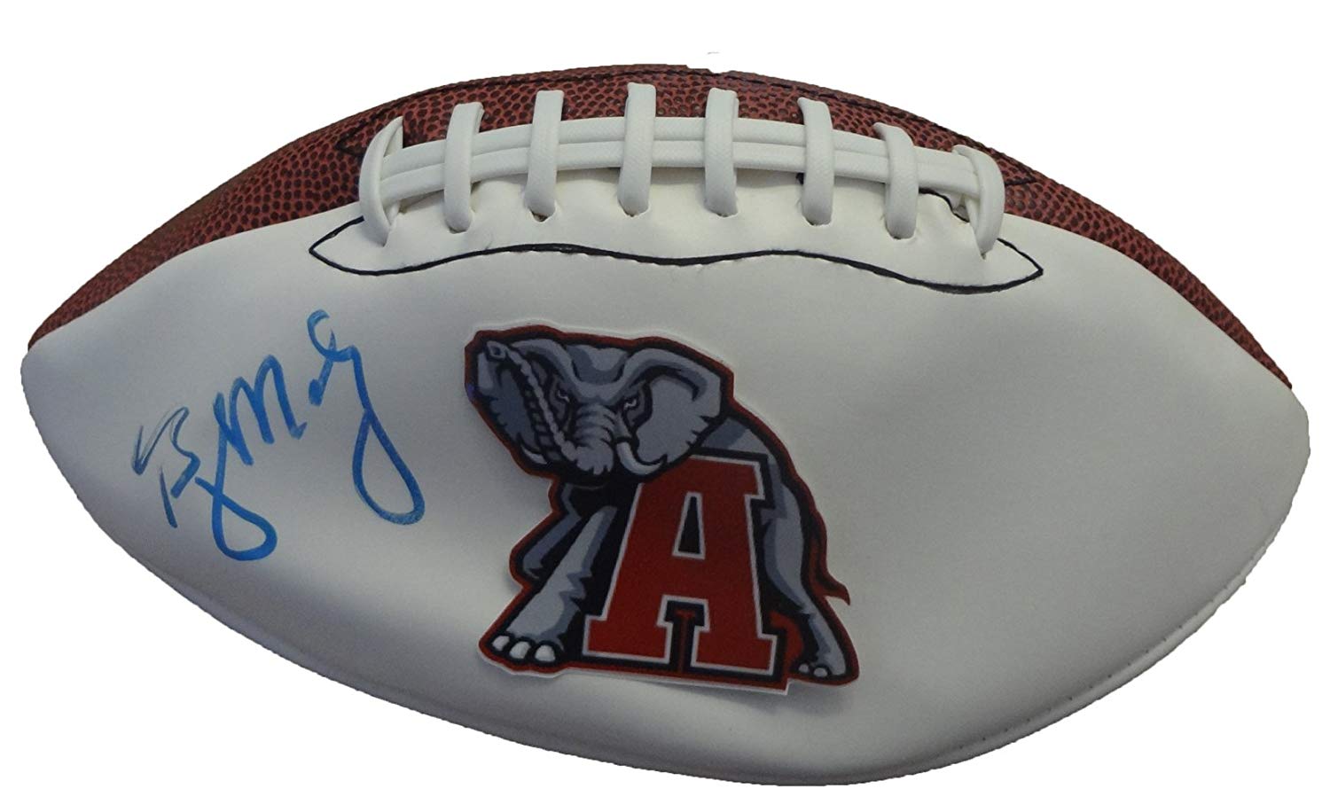 Alabama Tide Logo - Greg McElroy Autographed Alabama Crimson Tide Logo Football W/PROOF ...