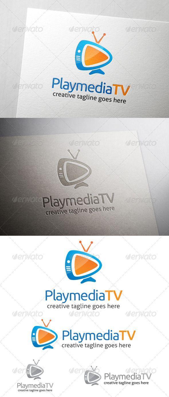 Triangle TV Logo - Play Media TV Logo Play media TV logo is a triangle television shape ...
