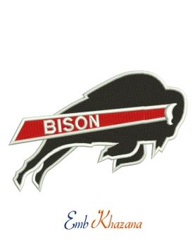 Howard Bison Logo - howard university bison logo embroidery design