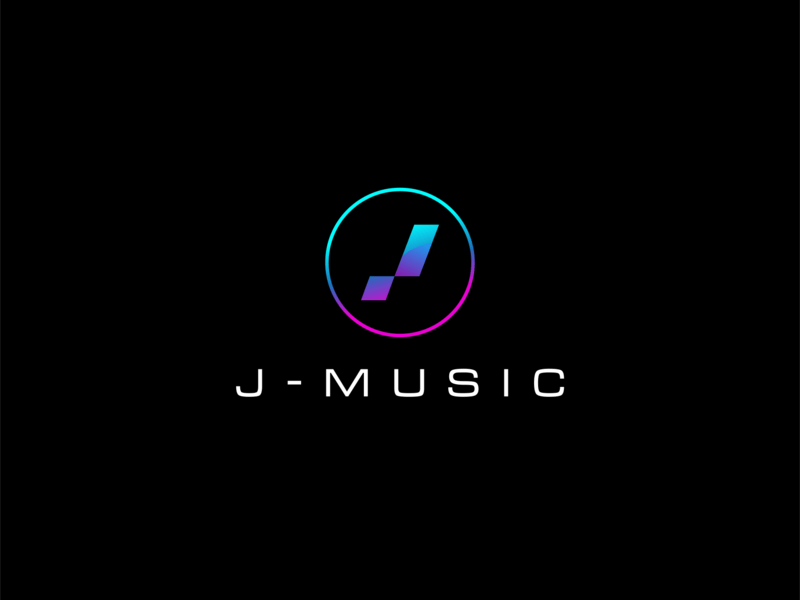Purple J Logo - Letter J Logo - J-Music by Agny Hasya Studio | Dribbble | Dribbble