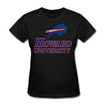 Howard Bison Logo - FUDI Women's NCAA Howard University Howard Bison And Lady Bison Logo ...
