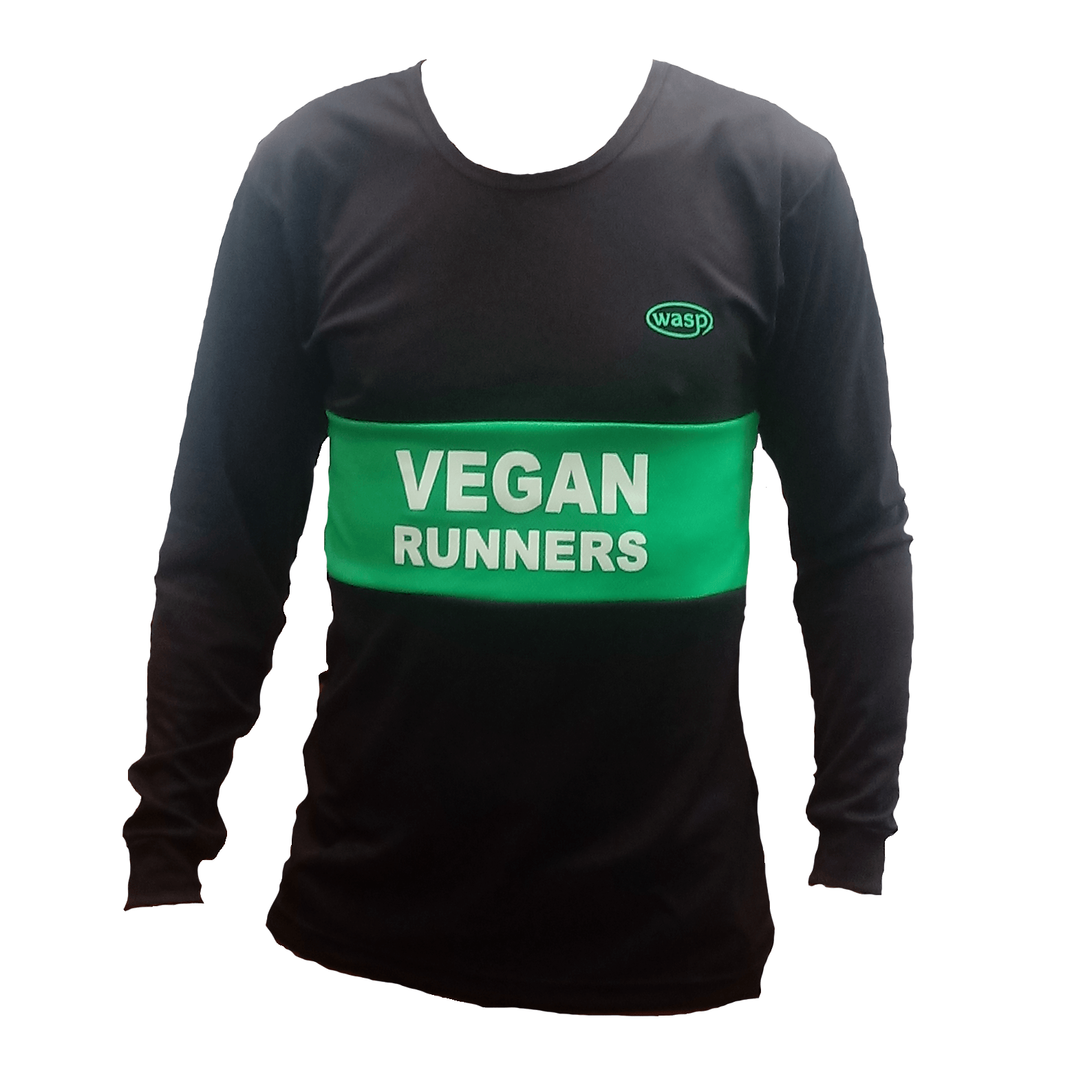 Wasp Sports Logo - Long Sleeve Top (Wasp Sports). Vegan Runners UK