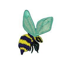 Wasp Sports Logo - Wasp Embroidered Iron On Patch Applique Badge Bee Insect Sting