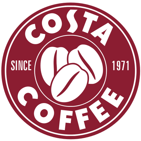 Red and Coffee Logo - Costa Coffee Logo