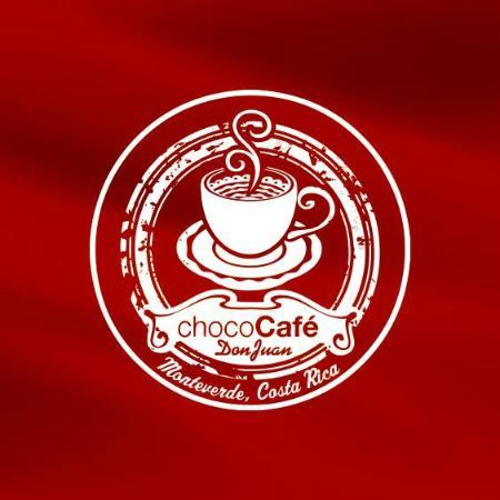Red and Coffee Logo - logo of Choco Cafe Restaurant and Coffee Shop, Monteverde