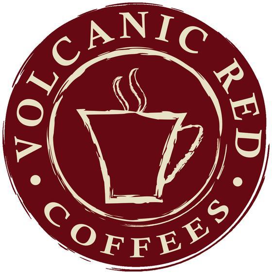 Red and Coffee Logo - Volcanic Red Coffee