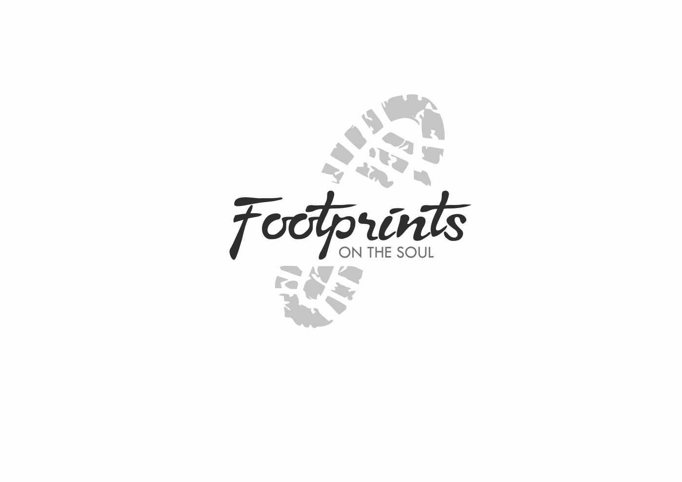 Black Footprint Logo - Bold, Modern Logo Design for Secrets of books or Footprints on