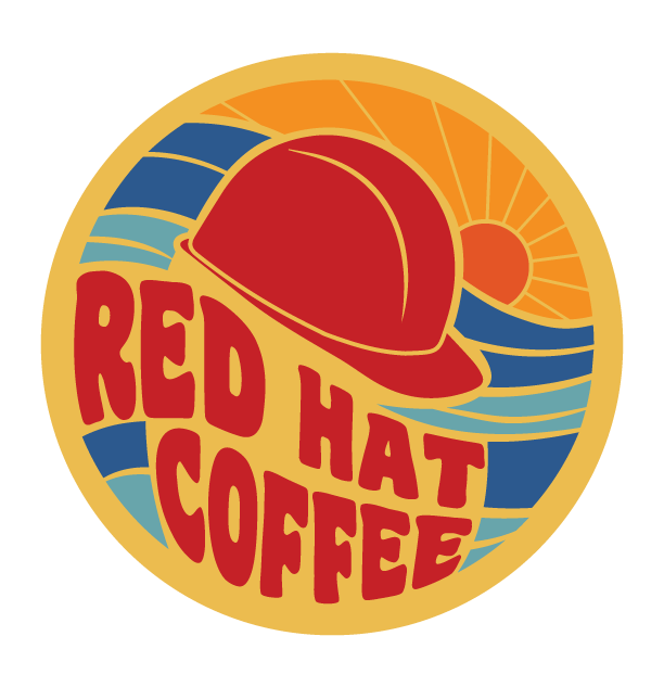 Red and Coffee Logo - Red Hat Coffee