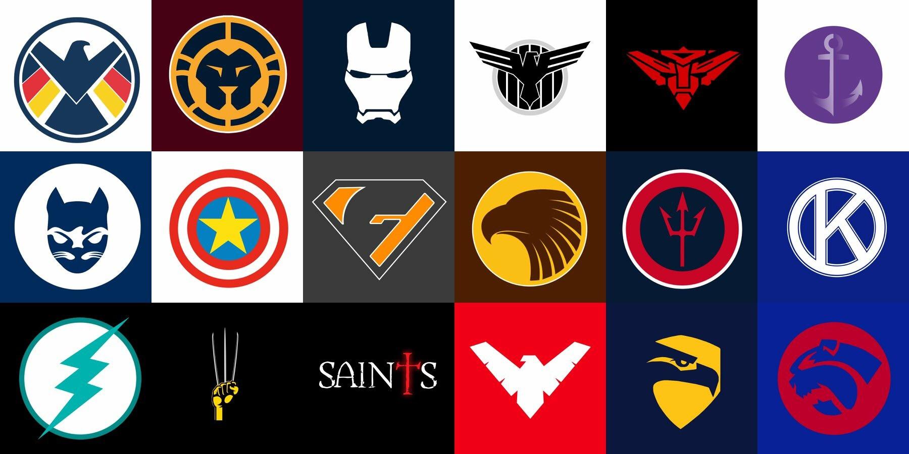 Every Superhero Logo - Every AFL team as a superhero logo