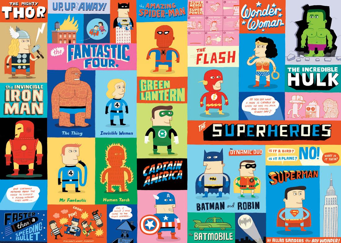Every Superhero Logo - The Coolest Infographics About Superheroes On The Internet Today