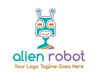 Alien Robot Logo - alien robot Designed by Yoshan | BrandCrowd
