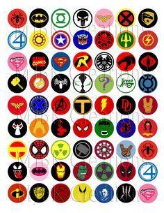 Every Superhero Logo - 12 Best Marvel t shirt images | Marvel avengers, Marvel universe, Comics