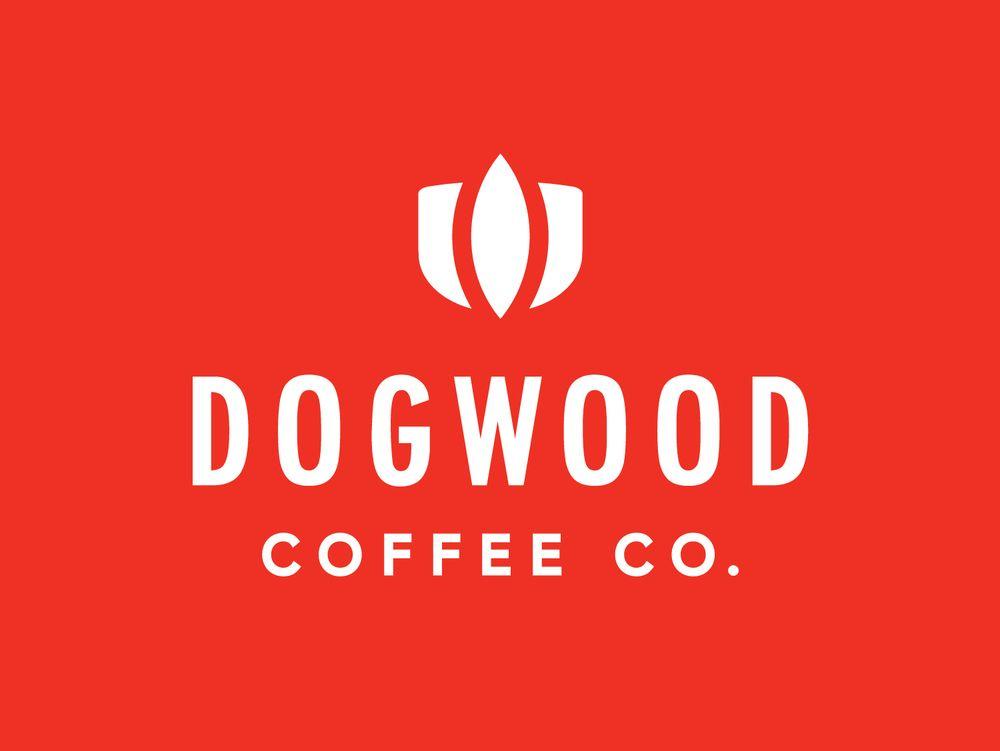 Red and Coffee Logo - DOGWOOD COFFEE CO. —