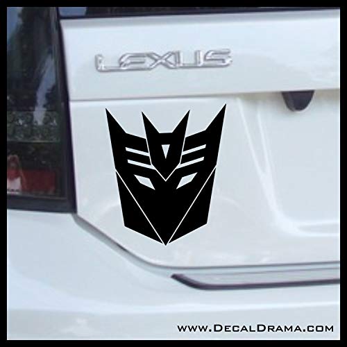 Alien Robot Logo - Transformers Decepticon emblem SMALL Vinyl Decal