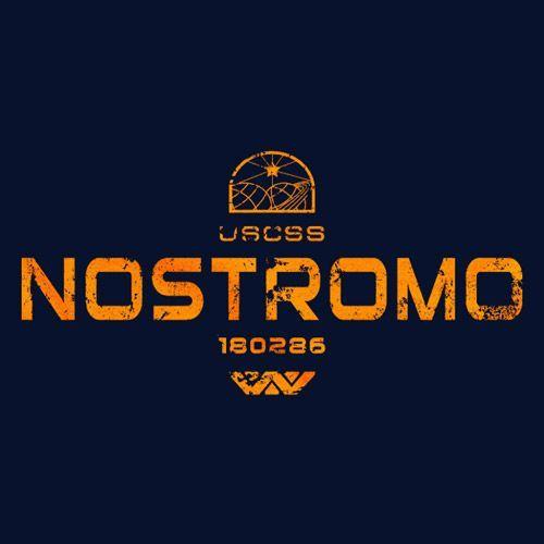 Alien Robot Logo - Crew Logo of the Commercial Towing Spaceship Nostromo. Ridley