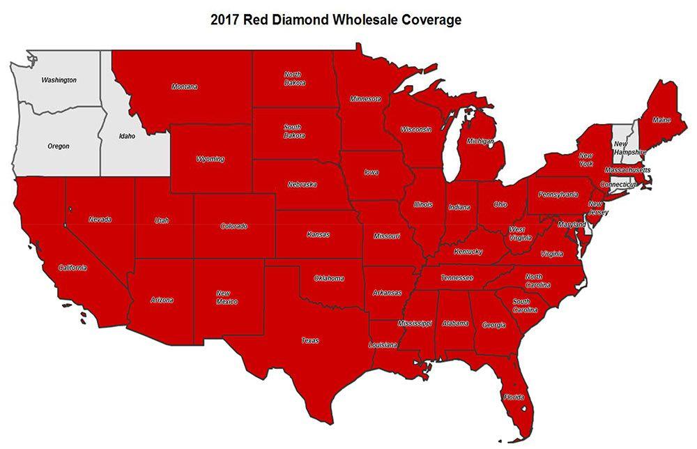 Red Diamond Coffee Logo - 2017 Red Diamond Wholesale Coverage Diamond Beverage Service