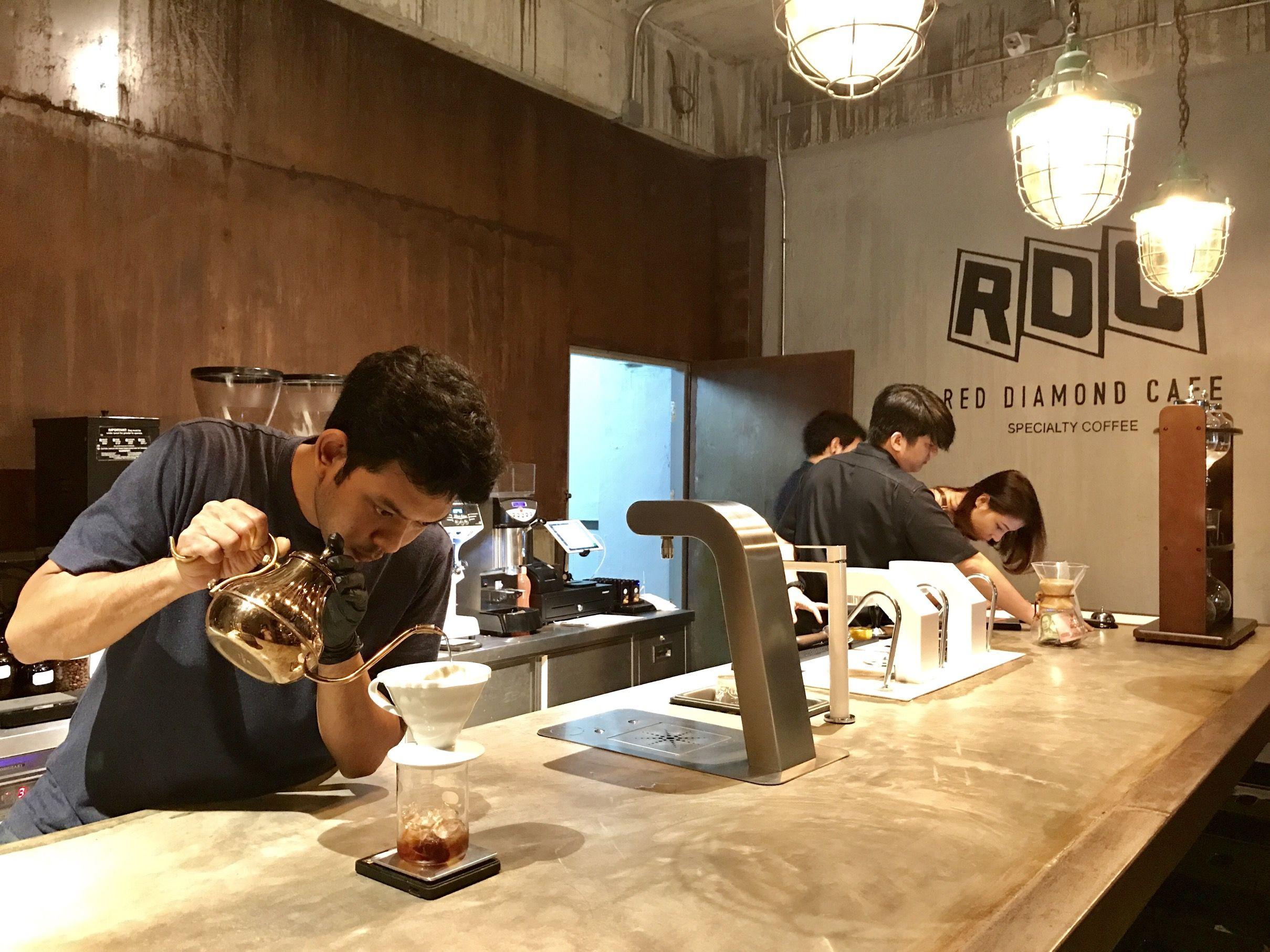 Red Diamond Coffee Logo - Red Diamond Cafe @Bangkok | LiLo Coffee Roasters
