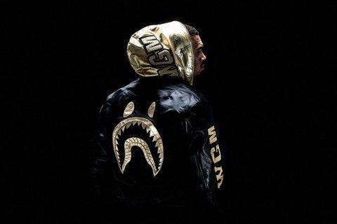 Golden BAPE Logo - A Bathing Ape