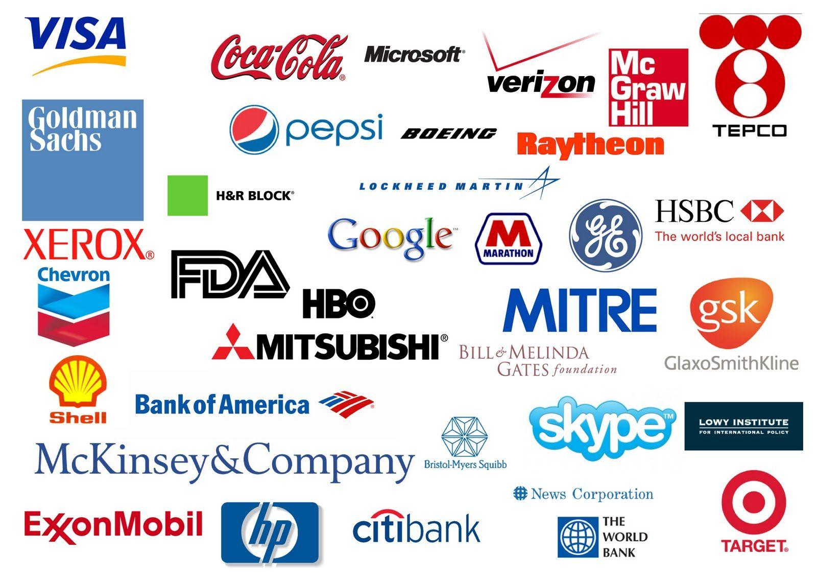 Multinational Corporation Logos