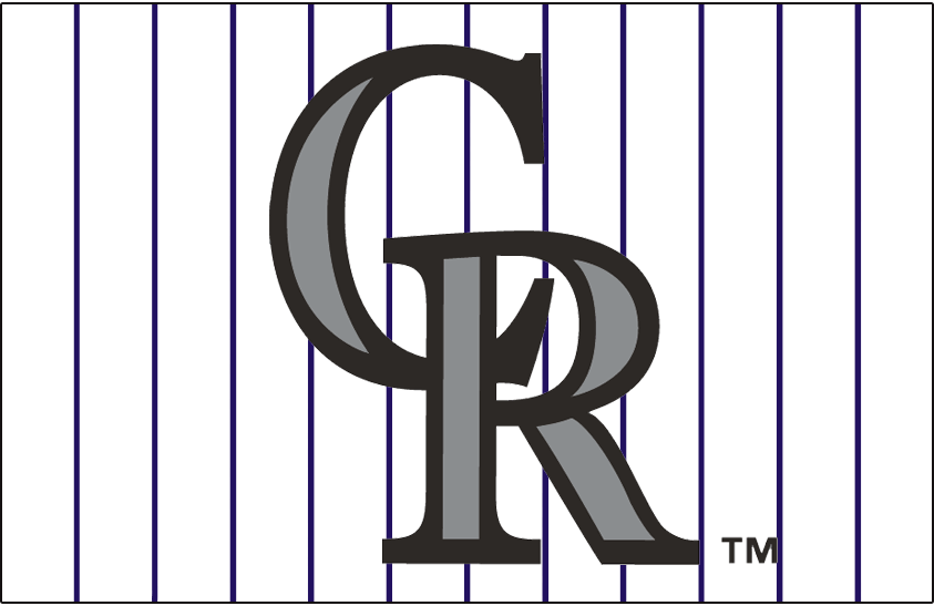 Colorado Rockies Logo - Colorado Rockies Jersey Logo - National League (NL) - Chris ...