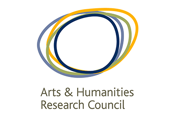 Yellow Blue Research University Logo - Arts and Humanities Research Council. University of St Andrews