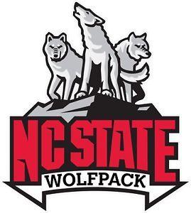 NC State Wolfpack Logo - NC North Carolina State University Wolfpack logo NCAA Color Die Cut