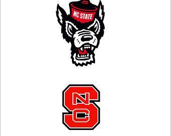 NC State Wolfpack Logo - Nc state wolfpack | Etsy