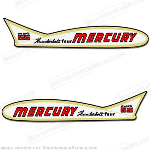 Vintage Mercury Logo - Vintage Mercury Decals (1930 - 1990)