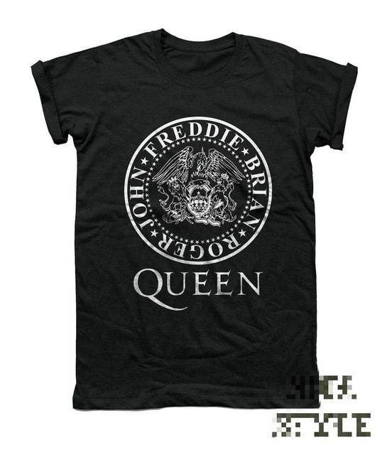 Vintage Mercury Logo - Queen Shirt Freddie Mercury T shirt Music Vintage Rock UK Unisex