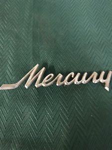 Vintage Mercury Logo - VINTAGE Mercury late 60's metal emblem Trim Badge Logo | eBay