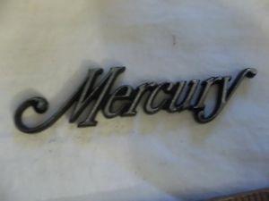 Vintage Mercury Logo - ORIGINAL VINTAGE MERCURY Emblem Script Logo Badge stick-on | eBay