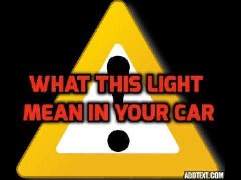 Over a Yellow Triangle Logo - What does the yellow triangle light on my car mean?